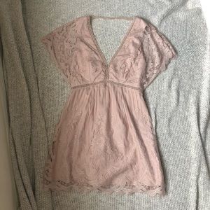 Blush Lace Dress